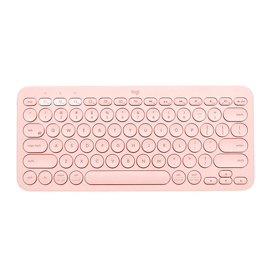 Teclado Bluetooth Logitech K380 Qwerty Español Color Rosa