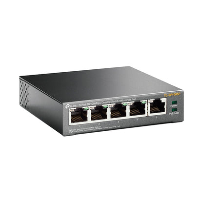 Switch Tp-link Tl-sf1005p 5 Puertos Poe 10/100mbps 4-poe