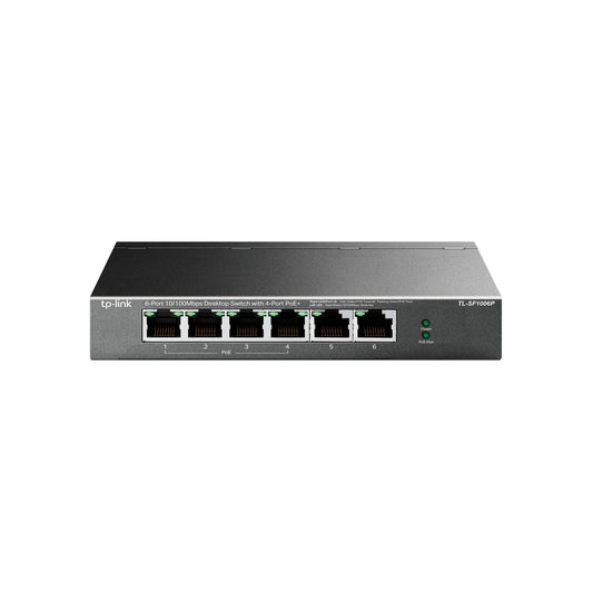 SWITCH TP LINK TL-SF1006P POE 6 PUERTOS 10/100 MBPS