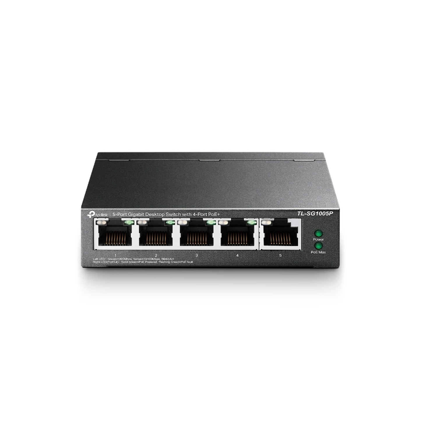 Switch Tp-link Tl-sg1005p Poe 5 Puertos Gigabit 56w