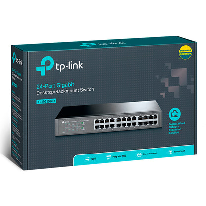 Switch Escritorio/rack 24 Puertos Gigabit Tl-sg1024d Tp-link
