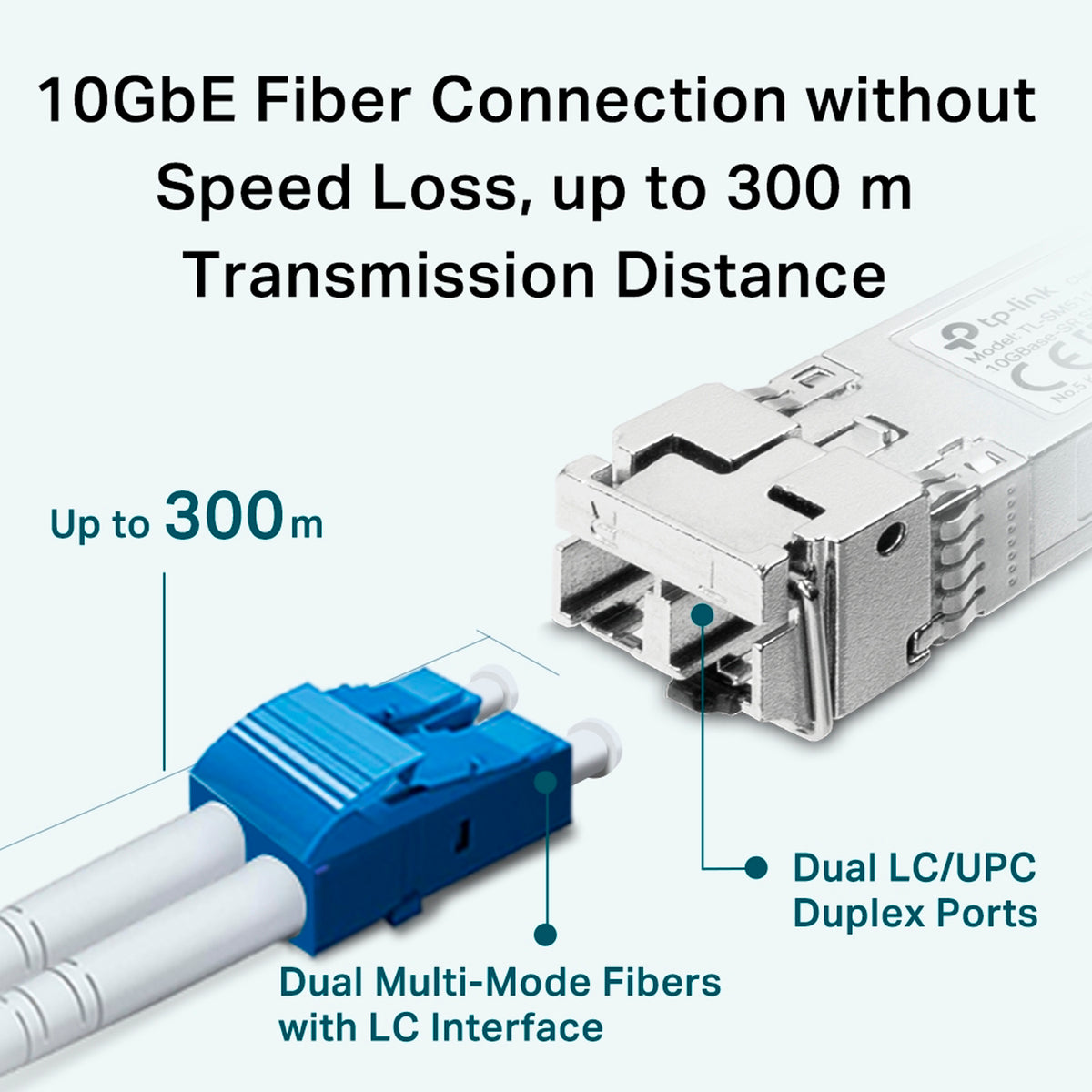 Transceiver Tp-link Tl-sm5110-sr Multimodo Minigbic Sfp+ 10g