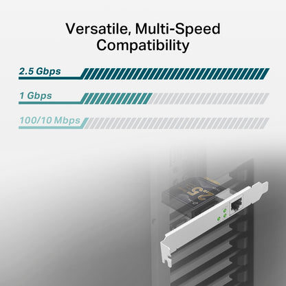 Adaptador De Red PCIe TP-LINK TX201 Ethernet 2.5 Gigabits