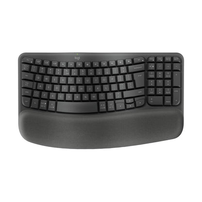 Teclado Logitech Wave Keys Ergonómico Inalámbrico Bt / Bolt