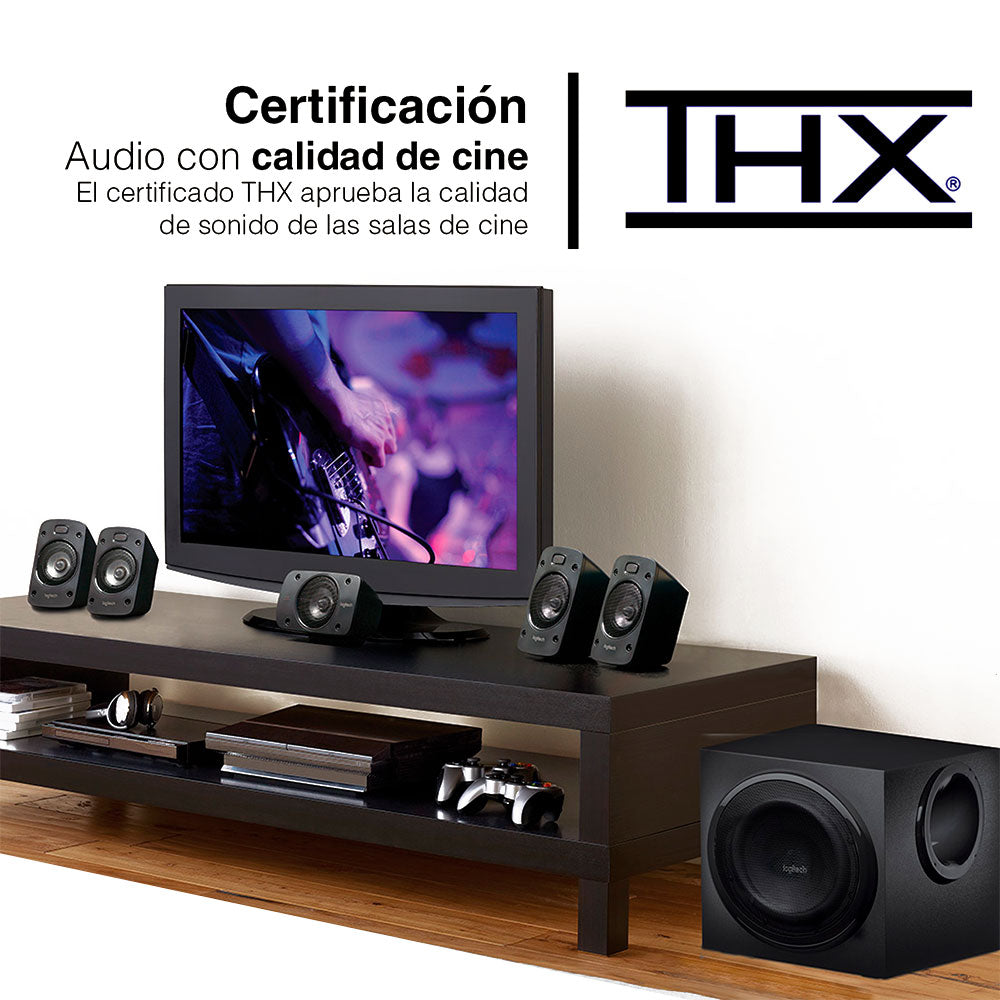 Sistema De Sonido 5.1 Logitech Z906 · 500 Watts Rms (reales)
