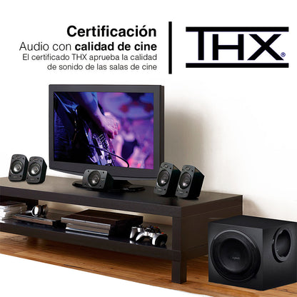 Sistema De Sonido 5.1 Logitech Z906 · 500 Watts Rms (reales)