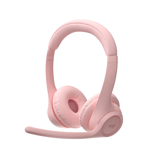 Diadema Logitech Zone 300 Inalám Bluetooth 5.3 Mac PC Rosada